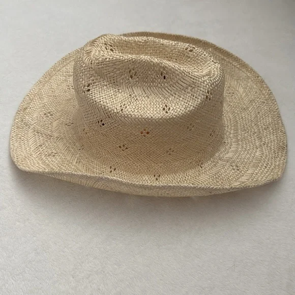 {NWT} Lack of Color | Free People Desert Rose Sisal Hemp Straw Cowboy Hat (L) - Picture 5 of 16